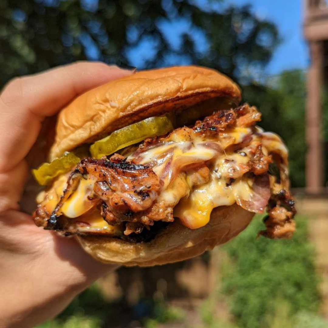 Smash Burgers with Kimchi Mayo Recipe